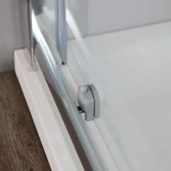 Niche de douche avec porte coulissante 100 cm en verre 6 mm - new giada