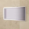 Niche de Douche Mural 63 x 33 cm - Rangement Salle de Bain en finition Niquel Brossé - PACIFIC