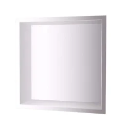 Niche de Douche Mural 33 x 33 cm - Rangement Salle de Bain en finition Niquel Brossé - ATLANTIC