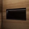 Niche de Douche Mural Éclairage Led 63 x 33 cm - Rangement Salle de Bain en finition Noir Mat - OCEANIC