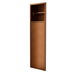 Niche de WC 17 x 60 cm - Rangement Mural Encastrable en finition Cuivré - EGEAN
