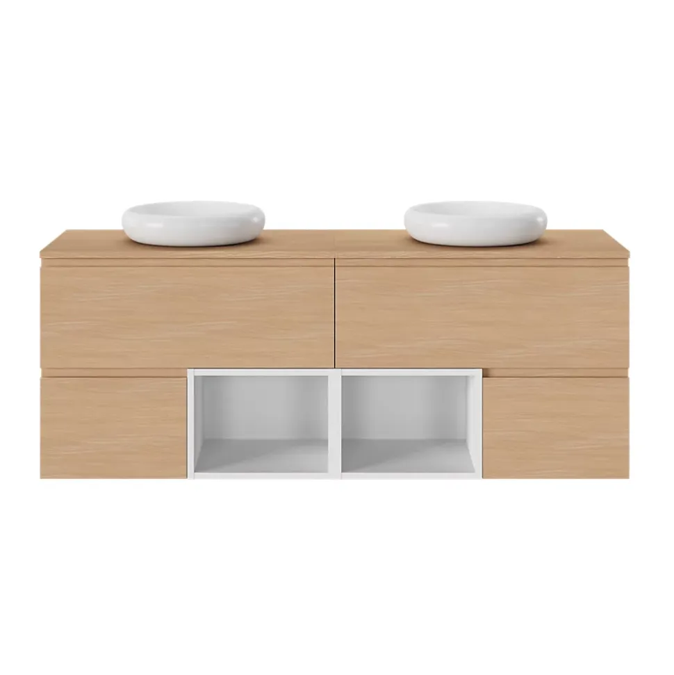 Niche l.40 x H.30 x P.45 cm blanc mat Kentia