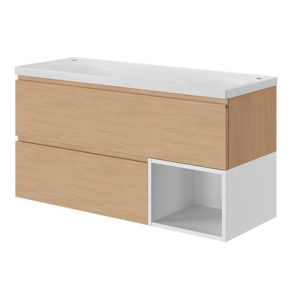 Niche l.40 x H.30 x P.45 cm blanc mat Kentia