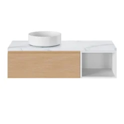 Niche l.40 x H.30 x P.45 cm blanc mat Kentia