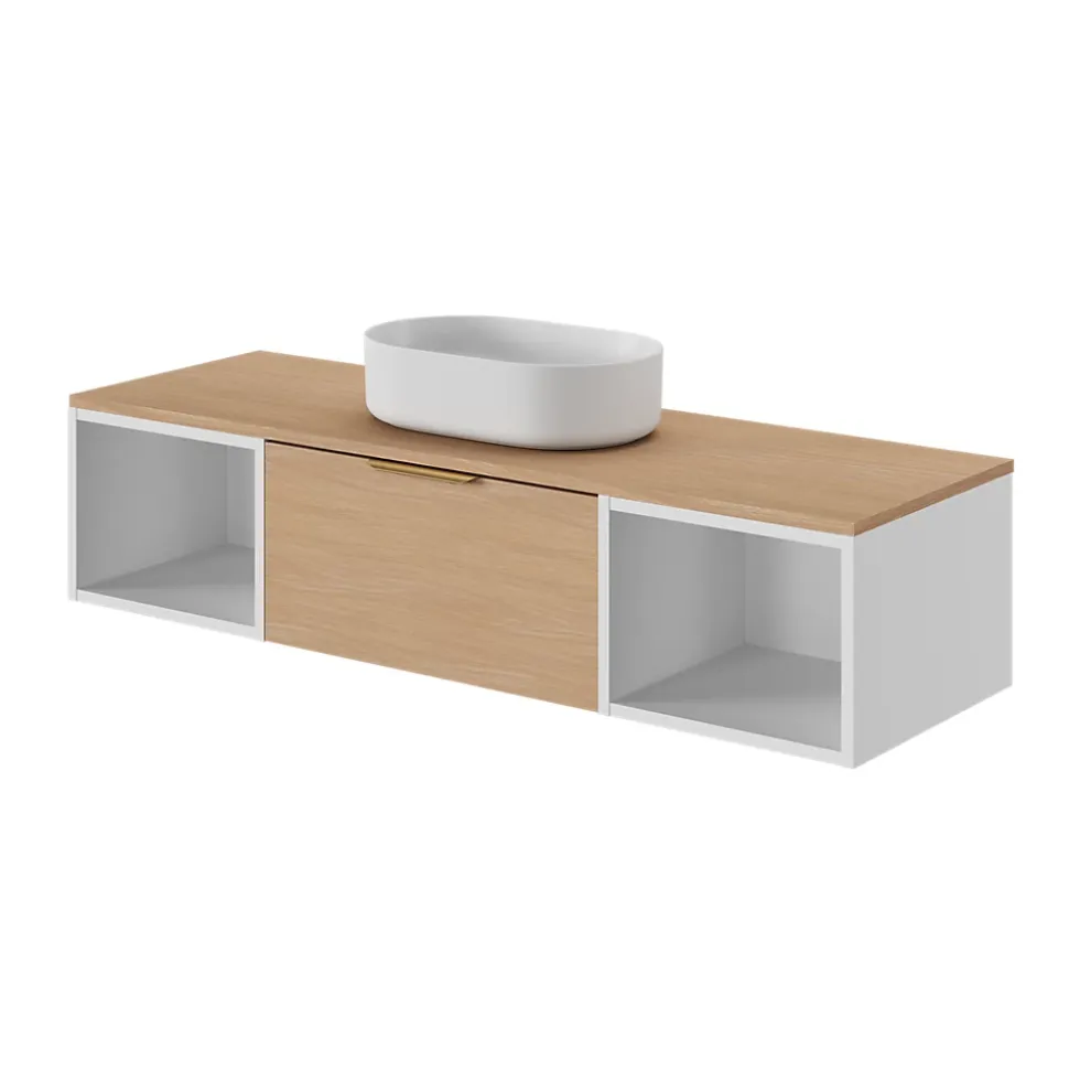 Niche l.40 x H.30 x P.45 cm blanc mat Kentia