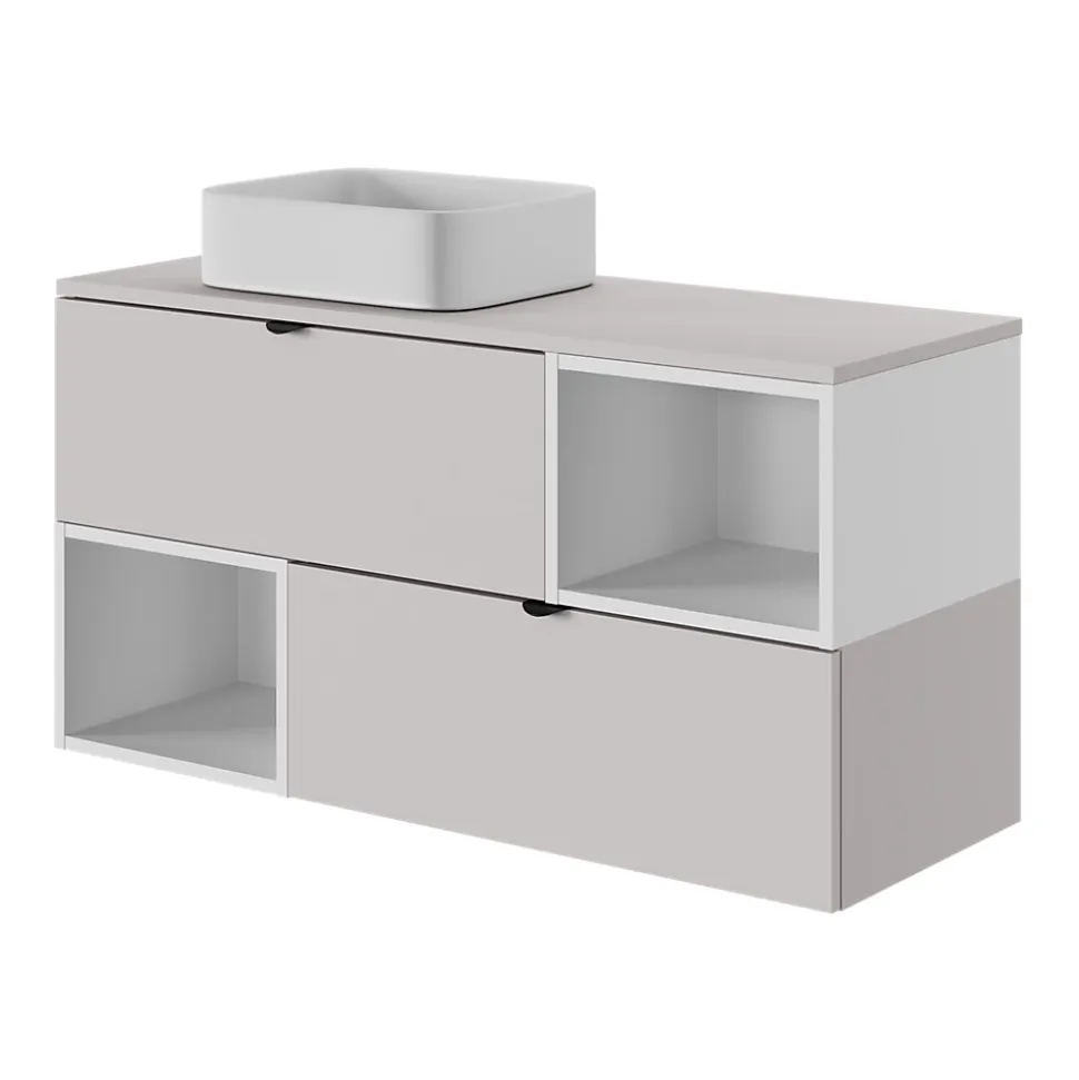 Niche l.40 x H.30 x P.45 cm blanc mat Kentia