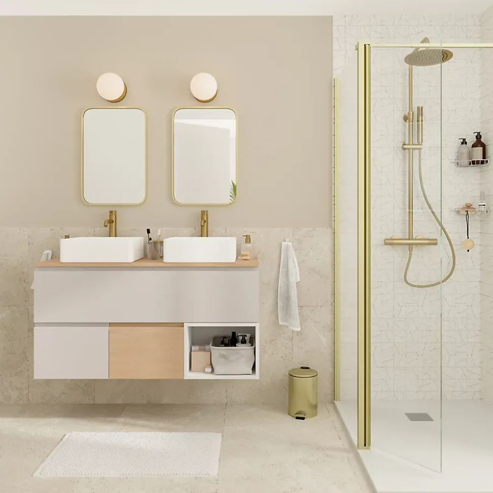 Niche l.40 x H.30 x P.45 cm blanc mat Kentia