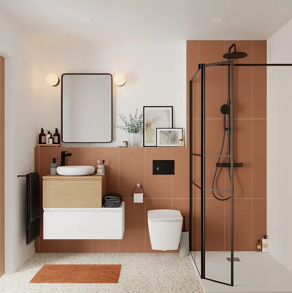 Niche l.40 x H.30 x P.45 cm blanc mat Kentia