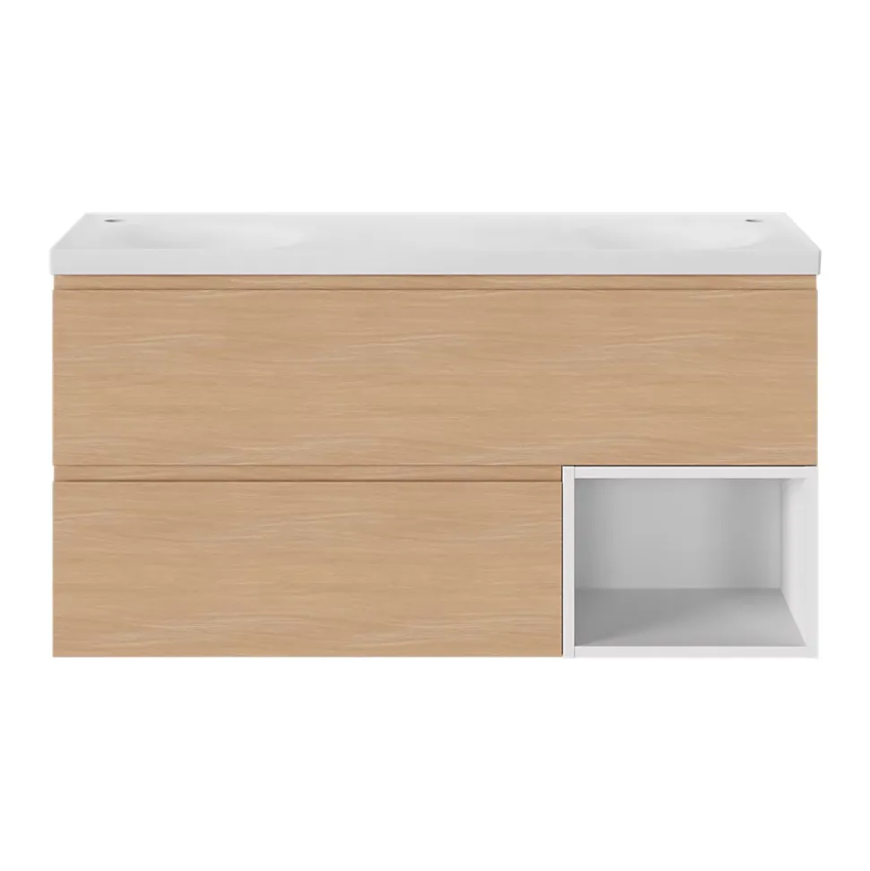 Niche l.40 x H.30 x P.45 cm blanc mat Kentia