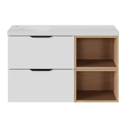 Niche l.40 x H.30 x P.45 cm effet chêne Kentia