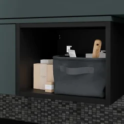 Niche l.40 x H.30 x P.45 cm noir mat Kentia