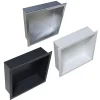 Niche murale de douche, étagère encastrable douche acier inox - 30x30x10cm - BS303010 Blanc