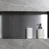 Niche murale de douche, étagère encastrable douche acier inox, sans rebord - 60x30x10cm - BS603010 Acier brossé