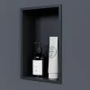 Niche murale de douche, étagère encastrable douche acier inox - 30x20x10cm - NT203010X Noir