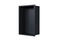 Niche murale de douche, étagère encastrable douche acier inox - 30x20x10cm - NT203010X Noir
