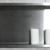 Niche murale de douche, étagère encastrable douche acier inox - 90x30x10cm - BS903010 Acier brossé