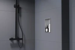 Niche murale de douche, étagère encastrable douche acier inox - 30x20x10cm - NT203010X Acier brossé
