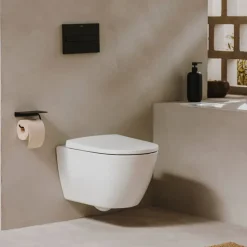 Ona cuvette sans bride et fixations invisibles + abattant Soft Close (Onarimless)