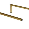 Pack 2 supports équerres pour plan de toilette T-BATH - or doré mat
