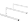 Pack 3 supports équerres pour plan de toilette T-BATH - blanc mat