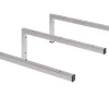 Pack 3 supports équerres pour plan de toilette T-BATH - chromé brillant