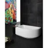 Pack baignoire POP asymétrique 160x100 angle à gauche avec tablier
