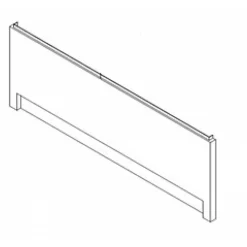 Pack baignoire POP 180x80 avec tablier façade et retour