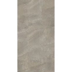 Pack de 2 panneaux muraux de salle de bains l.100 x H.210cm, effet pierre taupe sablée, Schulte DécoDesign décor