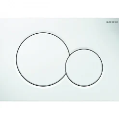 Pack Geberit UP320 + Cuvette sans bride KELOS Flush Gris Foncé + Plaque Sigma Blanc