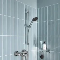 Pack mitigeur douche mécanique GROHE Swift 2023 + Ensemble de douche 2 jets avec barre Chromé