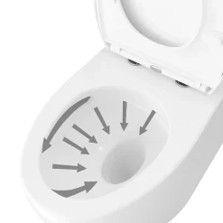 Pack WC à poser avec cuvette, abattant et réservoir, GoodHome Kentia