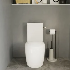 Pack WC à poser avec cuvette, abattant et réservoir, GoodHome Kentia