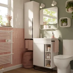 Pack WC à poser sans bride sortie horizontale ou verticale GoodHome Cavally
