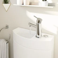 Pack WC à poser sans bride + lave-mains sortie horizontale GoodHome Cavally