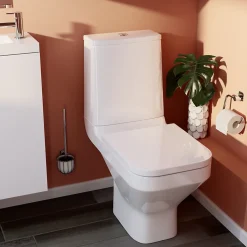 Pack WC à poser sans bride avec sortie horizontale GoodHome Teesta