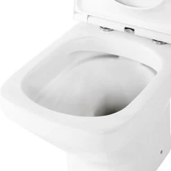 Pack WC à poser sans bride avec sortie horizontale GoodHome Teesta