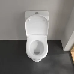 Pack WC à poser sans bride sortie horizontale Villeroy & Boch Direct Flush NF