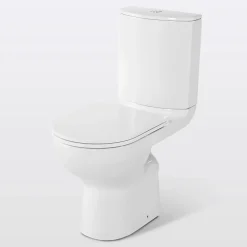 Pack WC à poser surélevé sans bride avec sortie horizontale GoodHome Cavally