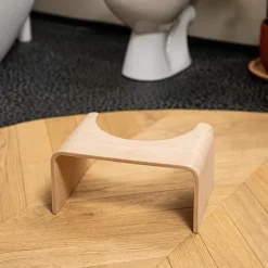 PACK WC avec bride à poser GROHE Bau Ceramic + Tabouret physiologique Bois