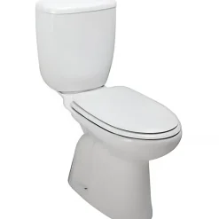 Pack WC Aveiro SANINDUSA évacuation par dessous alimentation chasse d'eau par dessous blanc