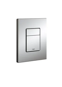 Pack WC Bâti autoportant + WC sans bride SAT Infinitio + Abattant softclose + Plaque Chrome mat + Set habillage
