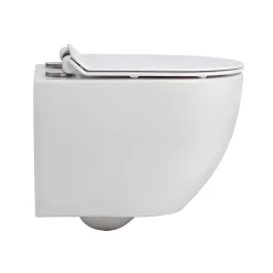 Pack WC bâti-support + WC sans bride Ceramia PixL avec abattant SoftClose + plaque noir (STCEPXWT01-FR)