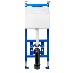 Pack WC bâti-support + WC suspendu sans bride Swiss Aqua Technologies avec abattant SoftClose + plaque (ROSTINFBMR02-FR)