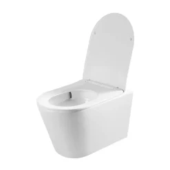 Pack WC bâti-support + WC suspendu sans bride Ceramia avec abattant SoftClose + plaque (ROCE14WT03-FR)