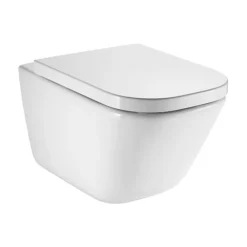 Pack WC bâti-support autoportant Rapid SL + WC suspendu Roca avec abattant SoftClose + plaque chrome (GRRROGAWR03-U)