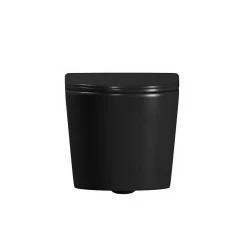 Pack WC bâti-support léger 112 cm ECO 2L Swiss Aqua Technologies + WC suspendu Ceramia + plaque noir mat (STECE14BMT01-FR)