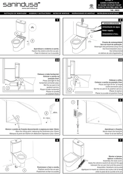 Pack WC cuvette+réservoir+abattant+fixations SANINDUSA UrbY 65 caréné évacuation par dessous alim. chasse par le côté blanc