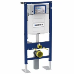 Pack WC Geberit UP320 + Cuvette sans bride Mesto Square + Plaque Chromé Mat