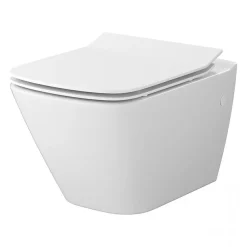 Pack WC Geberit UP320 + Cuvette sans bride Mesto Square + Plaque Chromé Mat