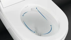 Pack WC japonais lavant suspendu Geberit Laita Premium Rimfree